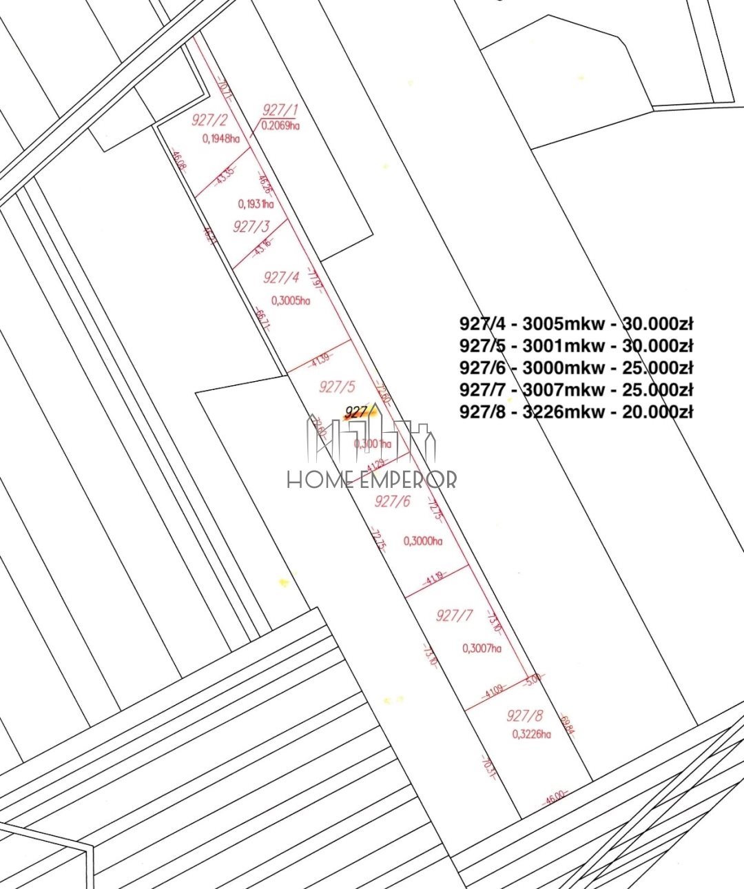 Działka rekreacyjna i rolna 3 000 m², Ostrów Lubelski