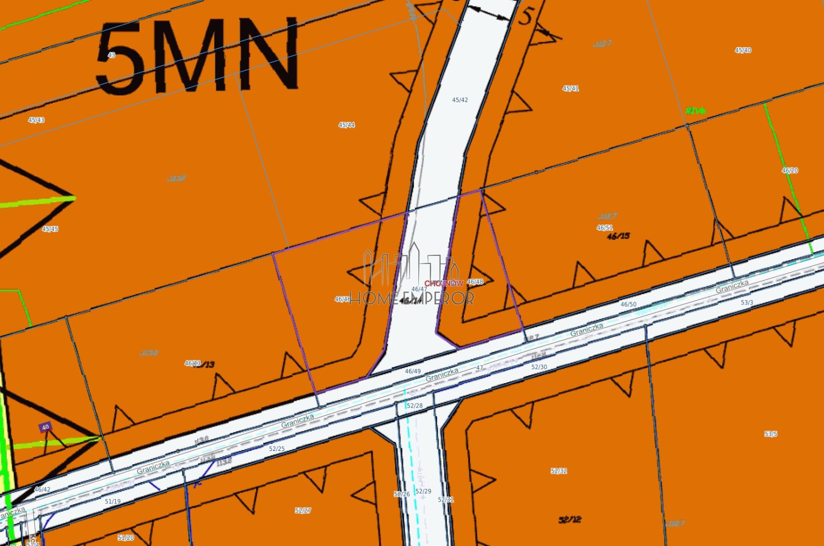 Działka budowlana 1 003 m², Chojnów