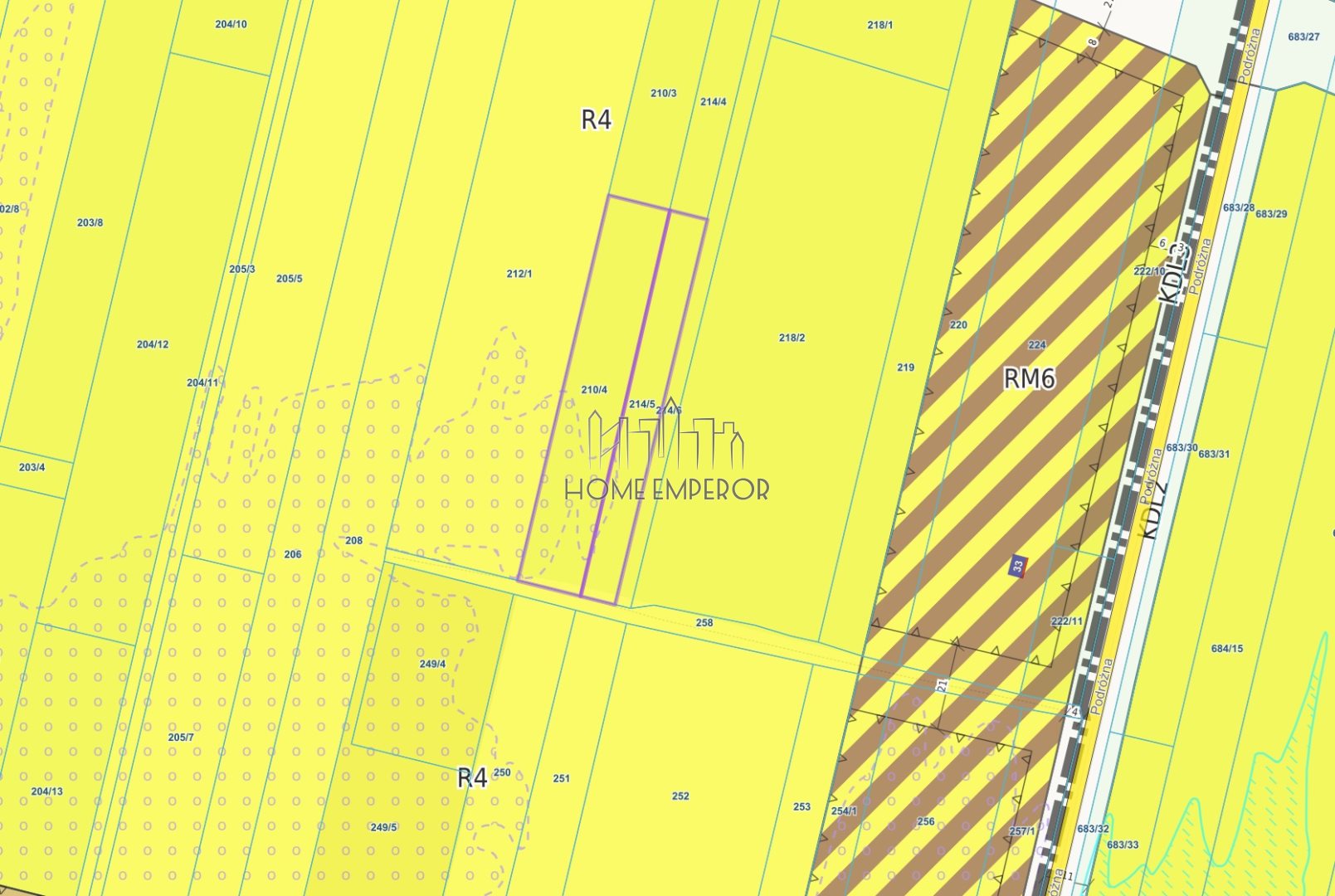 Działka rolna 2 384 m², Dziekanów Nowy