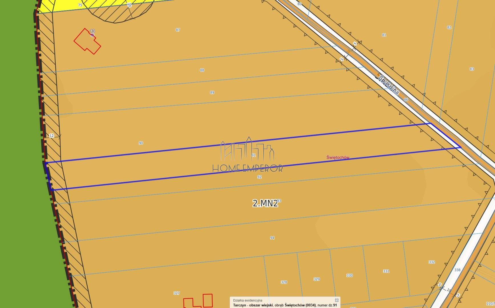 Działka budowlana i inwestycyjna 6 000 m², Świętochów