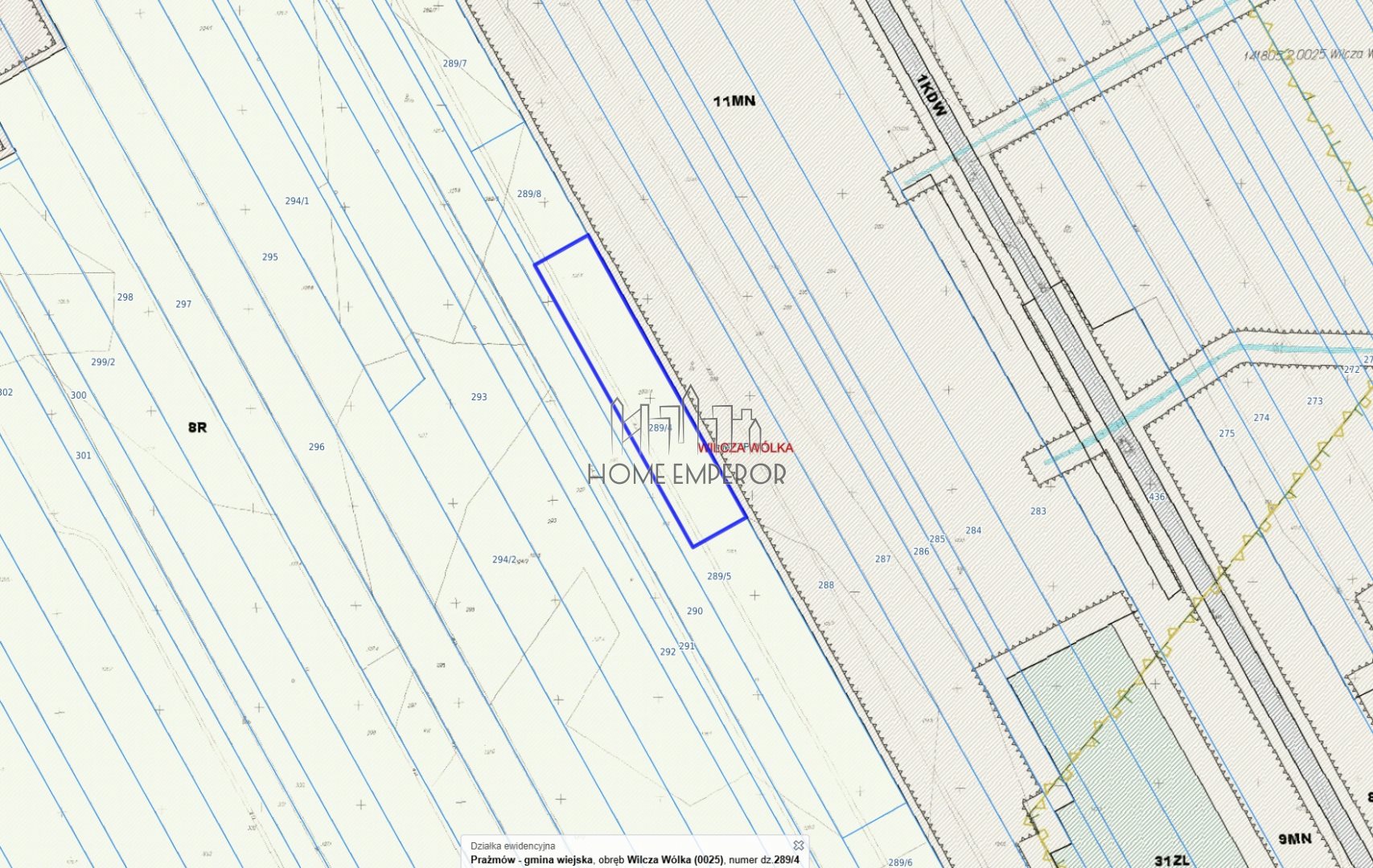 Działka rolna 5 000 m², Wilcza Wólka