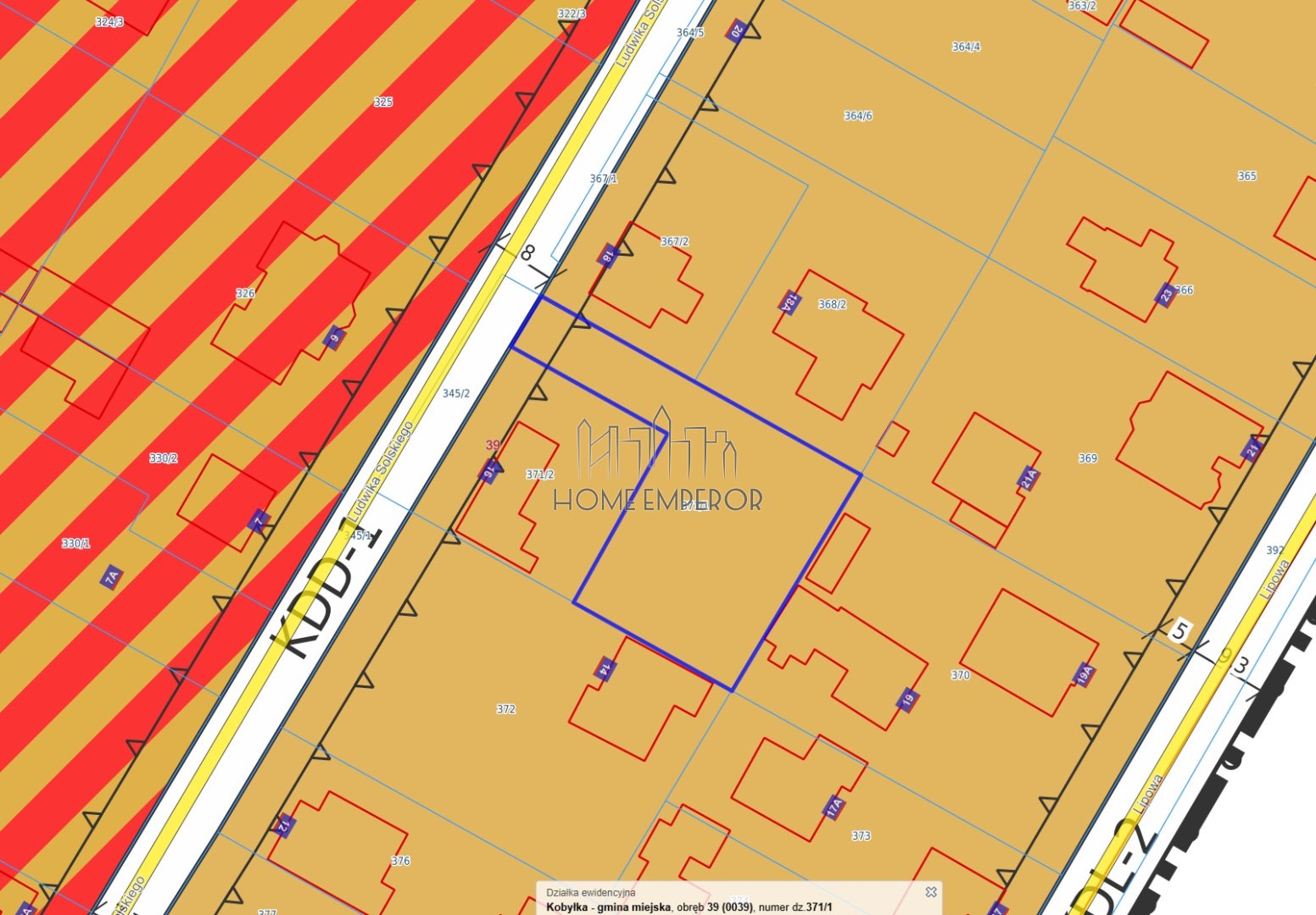 Działka budowlana 810 m², Kobyłka, Stefanówka
