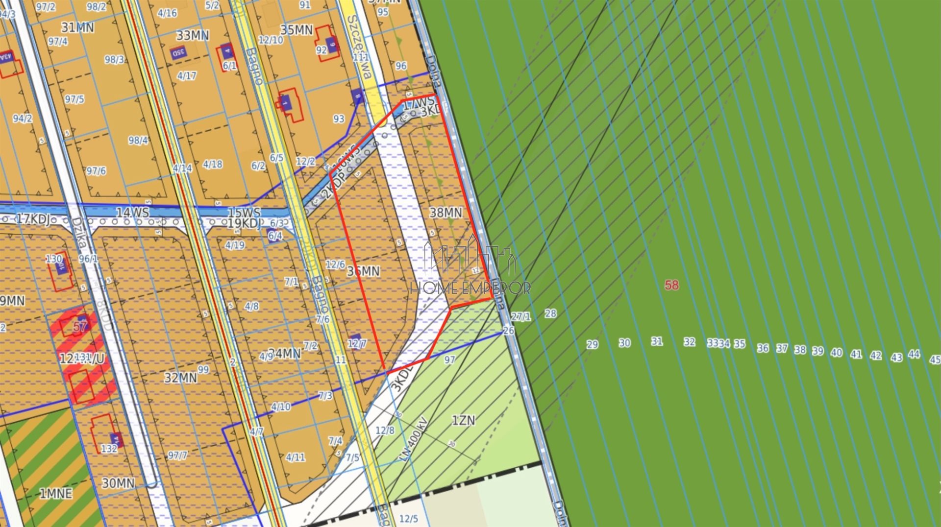 Działka budowlana 7 900 m², Sulejówek