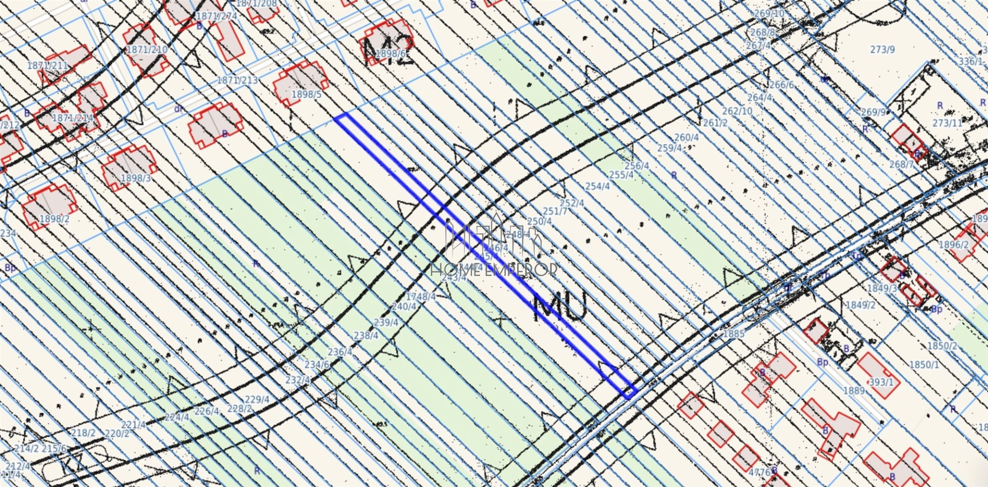 Działka budowlana i inwestycyjna 1 130 m², Bielawa