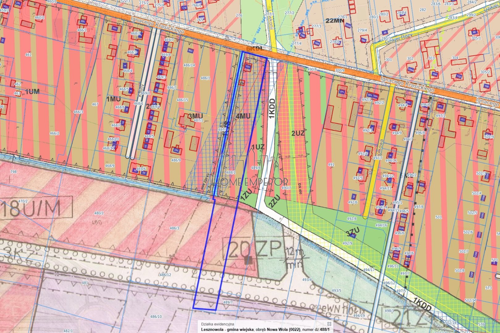 Działka budowlana i inwestycyjna 1,05 ha, Nowa Wola