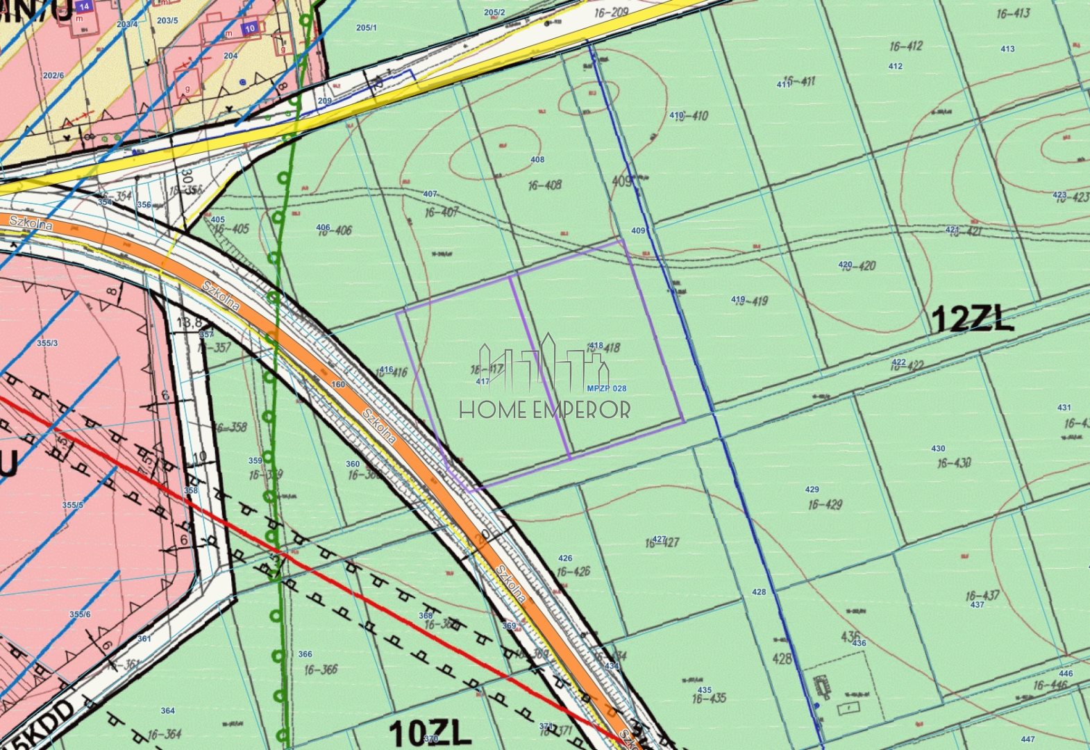 Działka leśna 4 155 m², Wólka Radzymińska