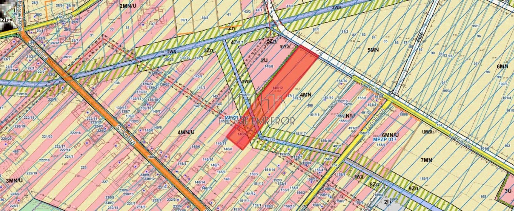 Działka budowlana 9 732 m², Wólka Radzymińska