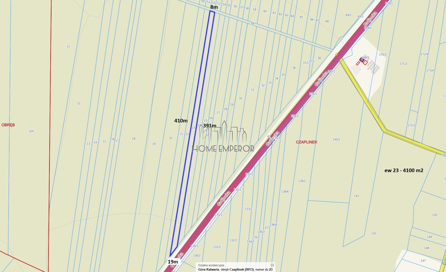 Działka leśna 9 500 m², Czaplinek