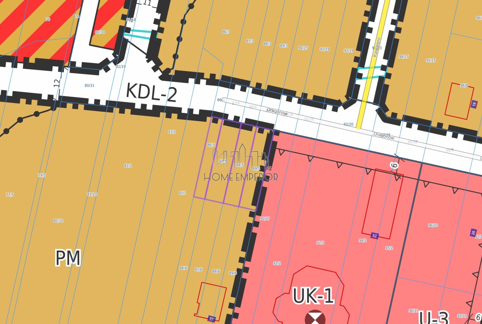 Działka inwestycyjna 601 m², Kobyłka