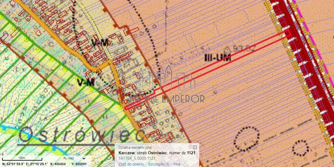 Działka budowlana 6 000 m², Ostrowiec