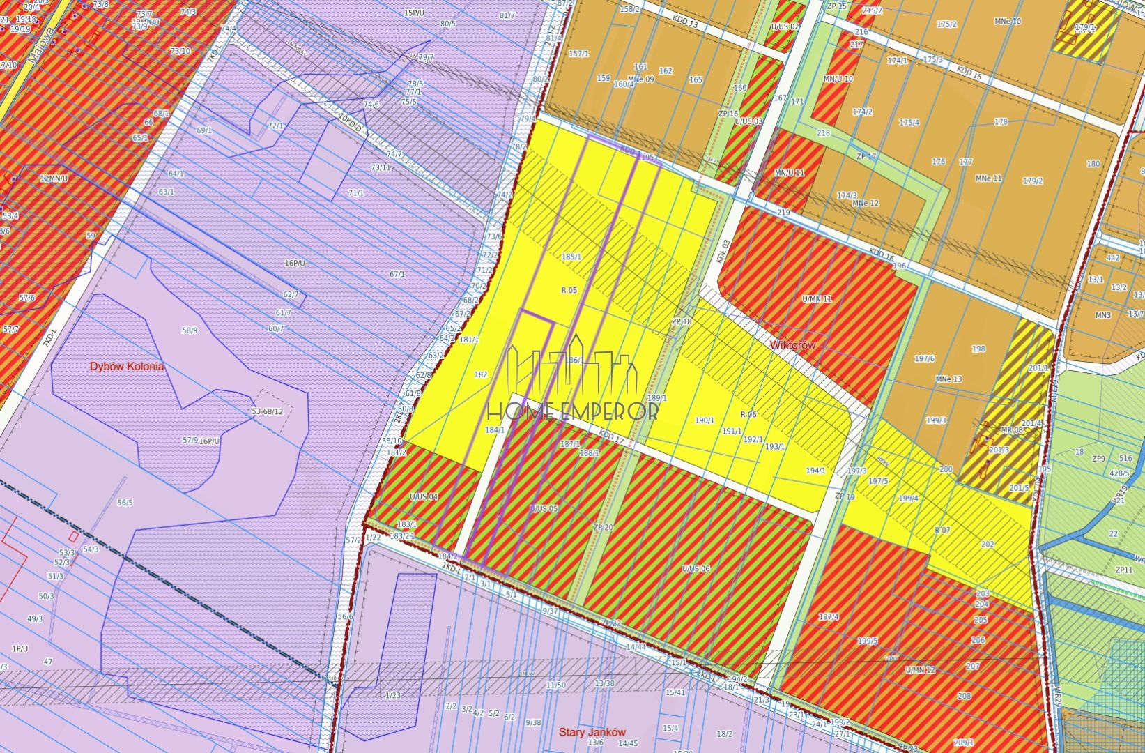 Działka budowlana, inwestycyjna i rolna 4,4 ha, Wiktorów
