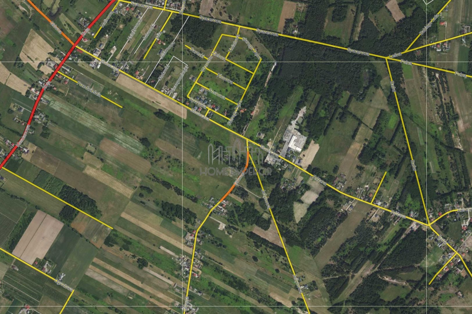 Działka budowlana i inwestycyjna 2 000 m², Wągrodno