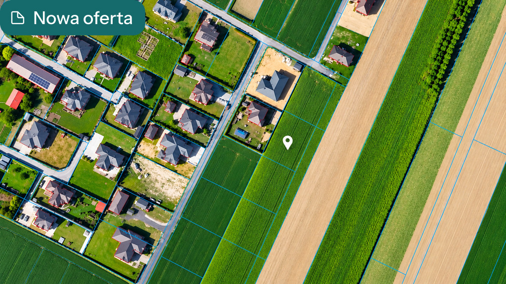 Działka budowlana 1 035 m², Wólka Panieńska