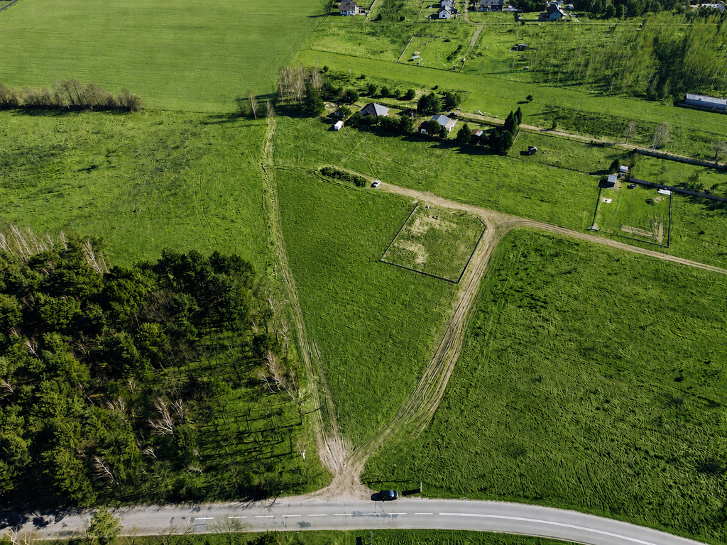 Działka budowlana 1 634 m², Stare Krasnodęby