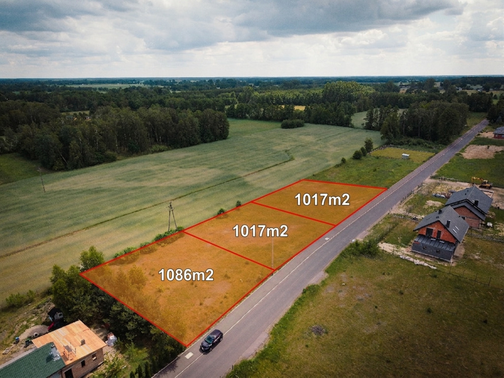Działka budowlana 1 084 m², Panaszew