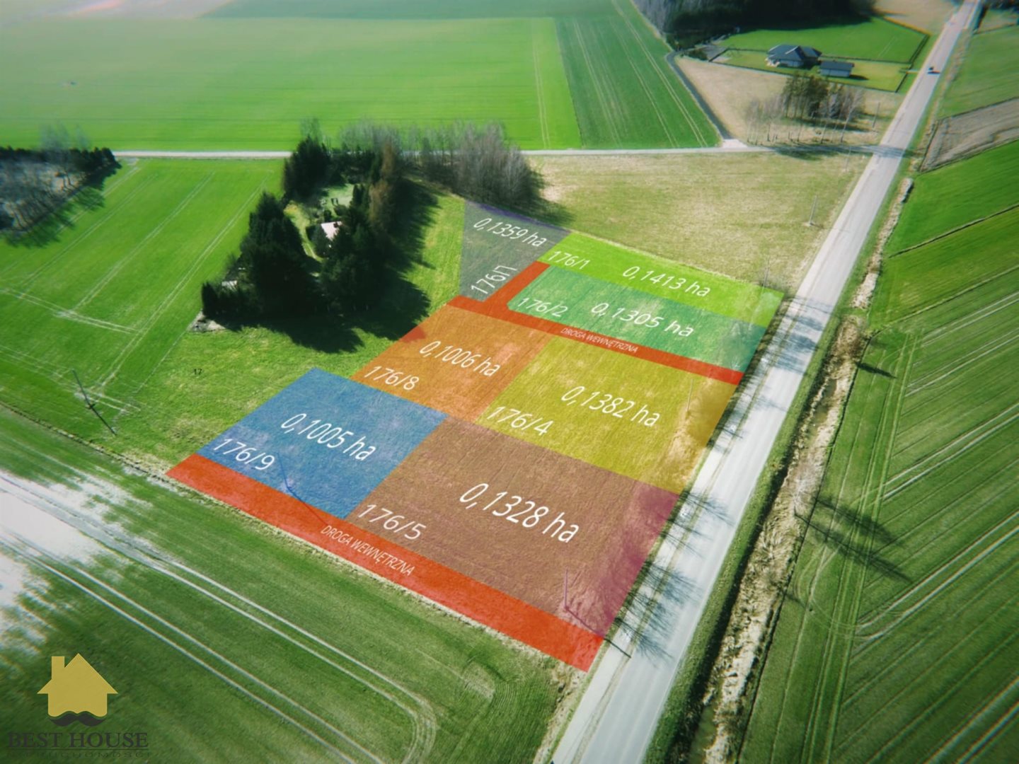 Działka rekreacyjna 1 005 m², Uciekajka