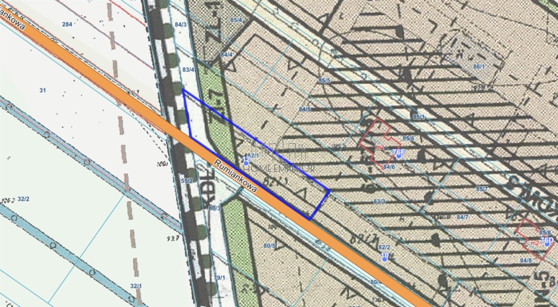 Działka budowlana 1 000 m², Solec
