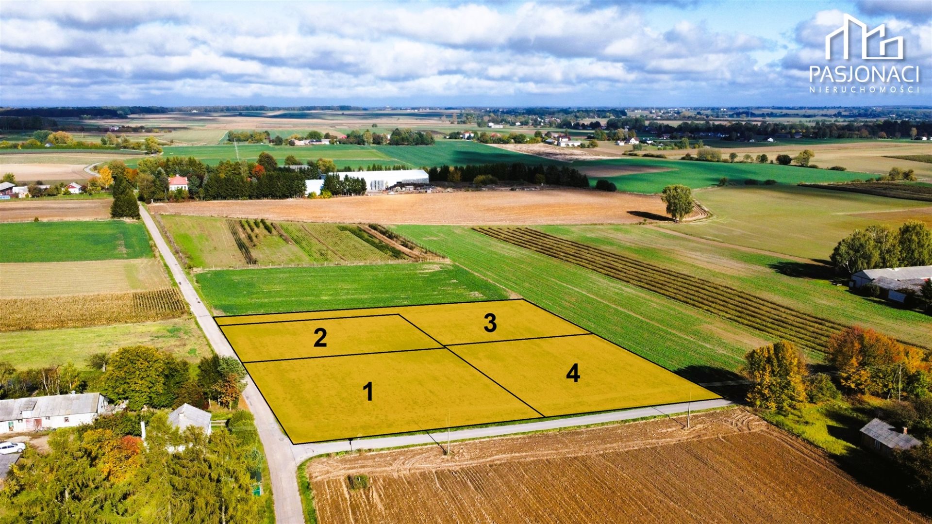 Działka budowlana, siedliskowa i inwestycyjna 1 800 m², Ożarów