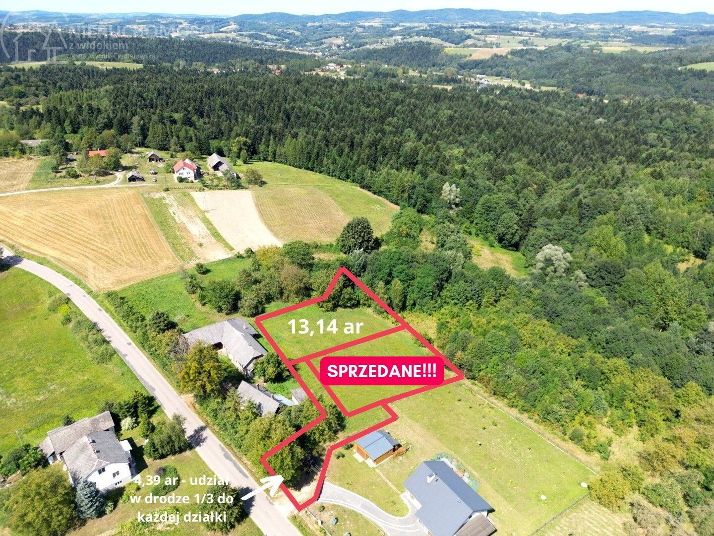 Działka budowlana 1 314 m², Turza