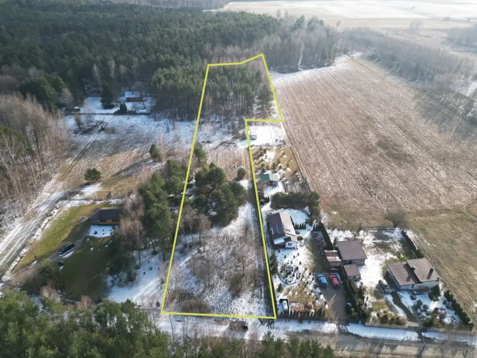 Działka budowlana 7 282 m², Kuźnica Lubiecka