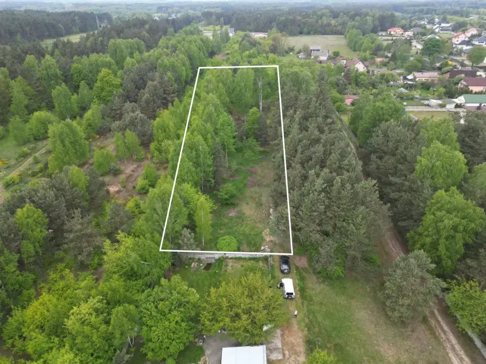 Działka budowlana 3 434 m², Poręby