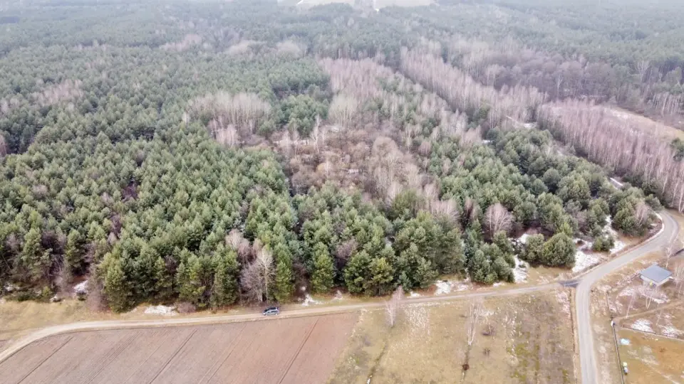Działka budowlana 2 398 m², Zawały