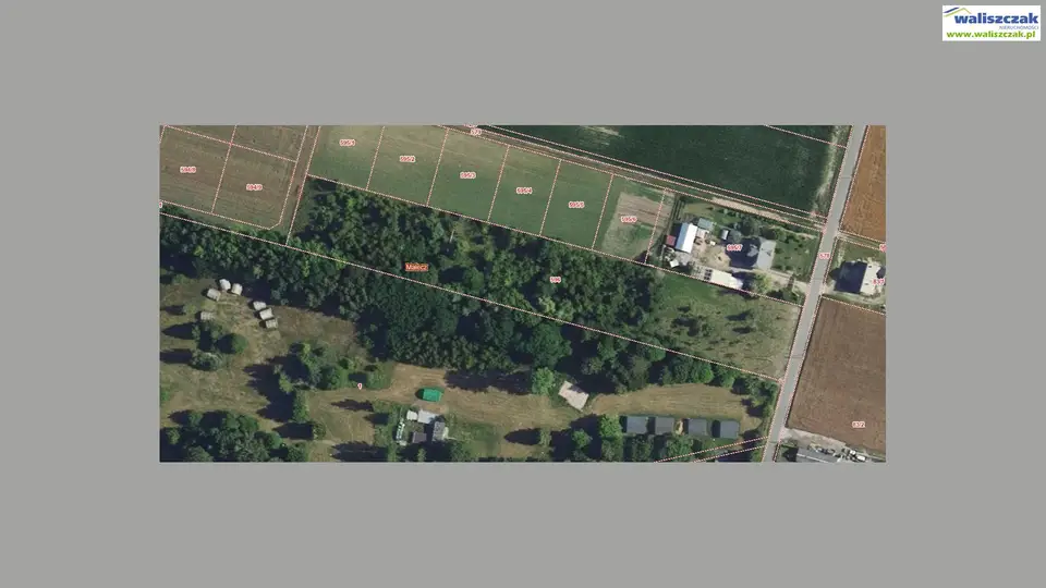 Działka rolna 9 268 m², Małecz