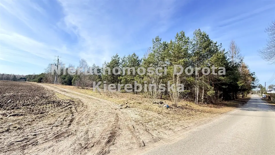 Działka budowlana 2 224 m², Niewiadów, Szymanów