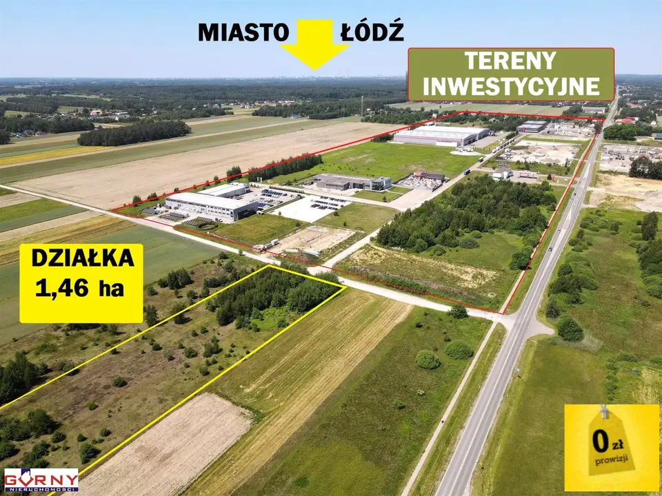 Działka budowlana 1,47 ha, Bukowiec