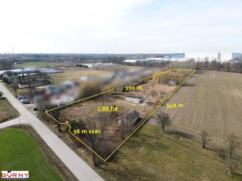 Działka budowlana 1,86 ha, Michałów