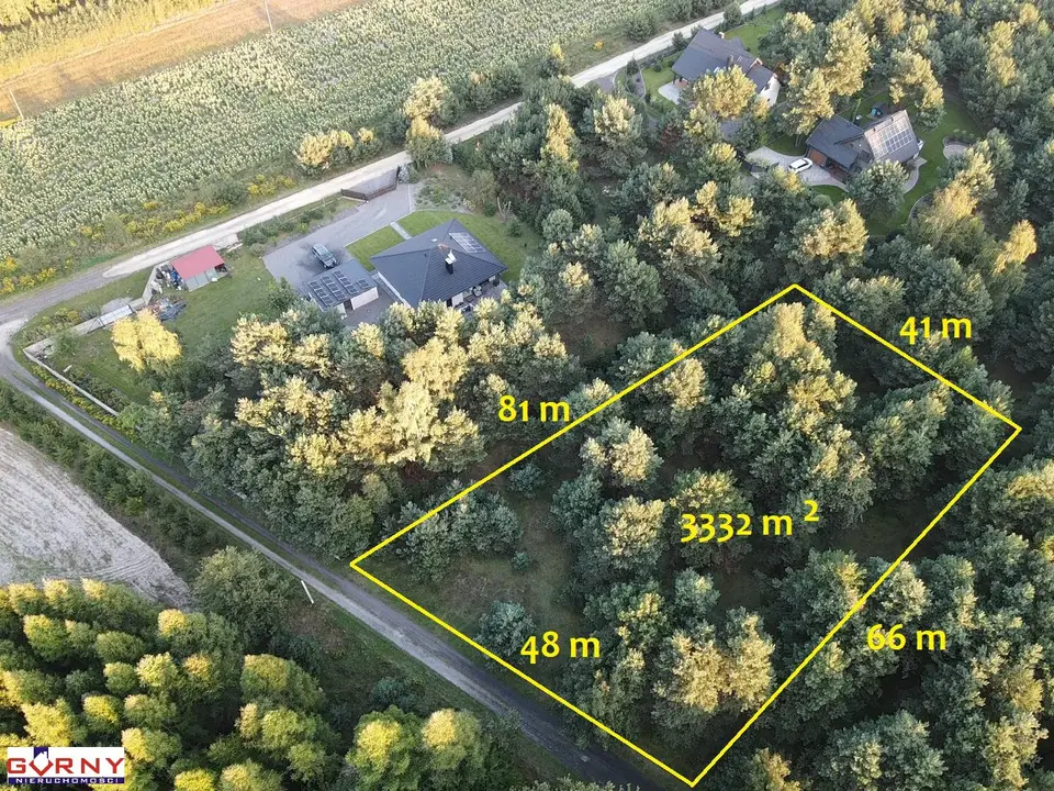 Działka budowlana 3 336 m², Prucheńsko Duże