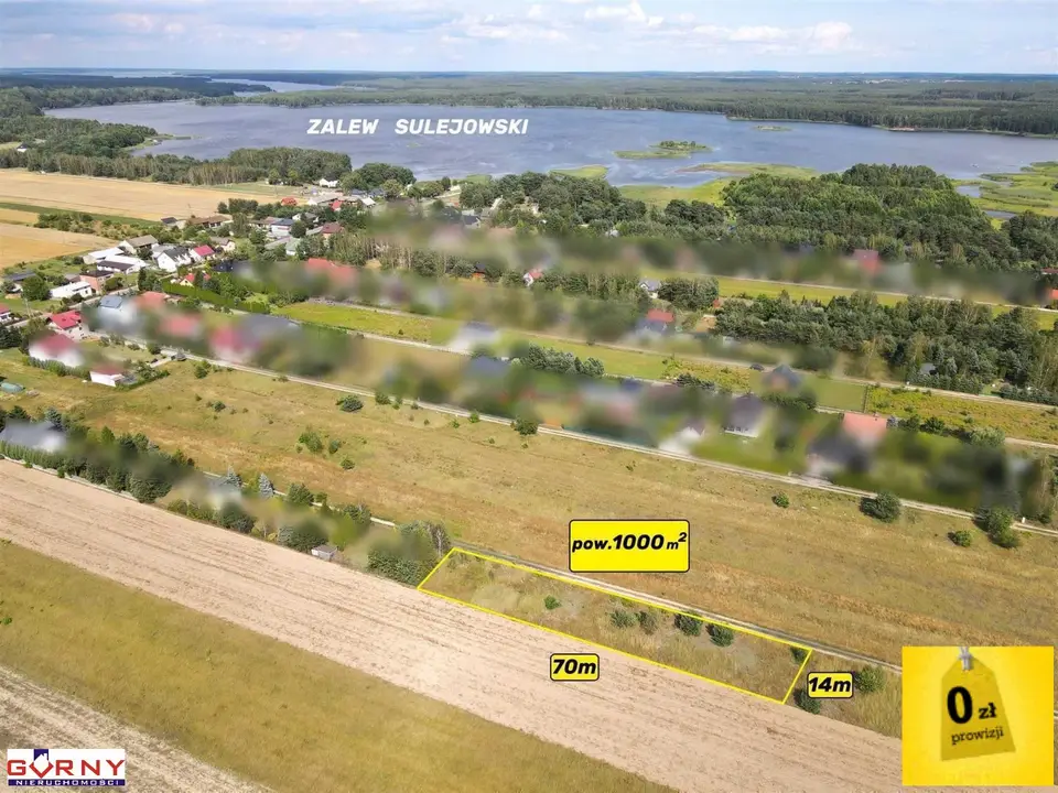 Działka budowlana 1 000 m², Barkowice