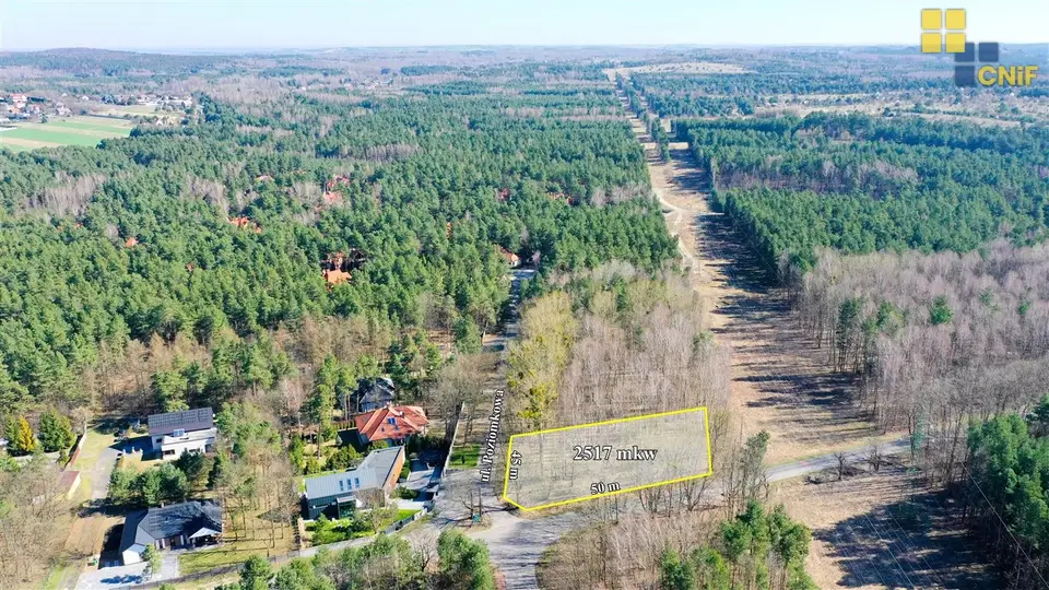 Działka budowlana 2 517 m², Olsztyn