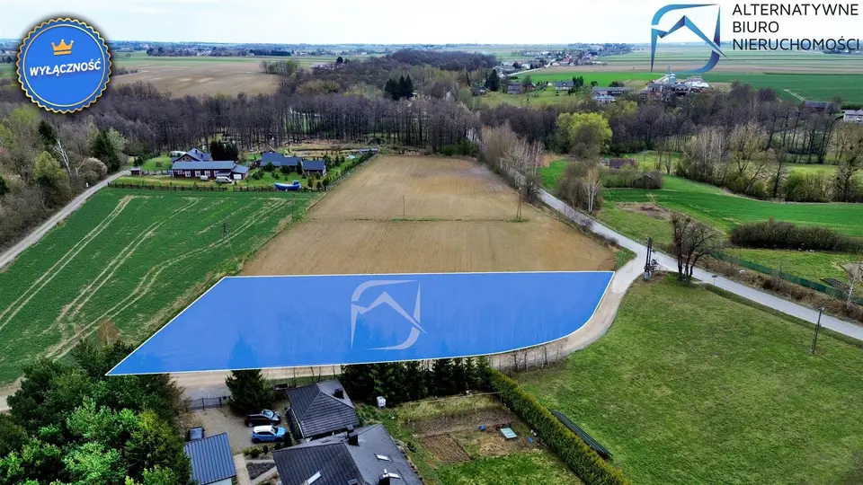 Działka budowlana 3 043 m², Stary Gaj