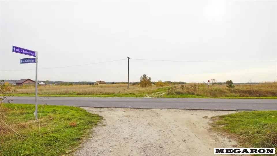 Działka budowlana 1 658 m², Ostrowy nad Okszą