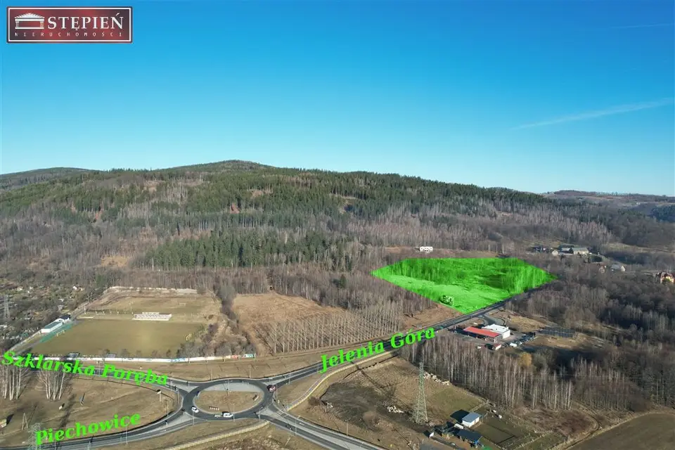 Działka budowlana i inwestycyjna 2,88 ha, Piechowice, Pakoszów