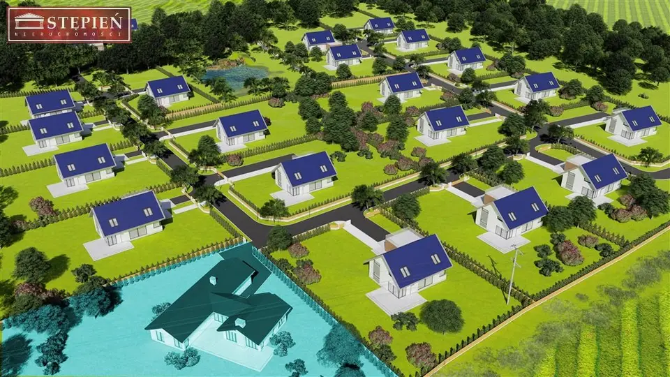 Działka budowlana 3 542 m², Wojcieszyce