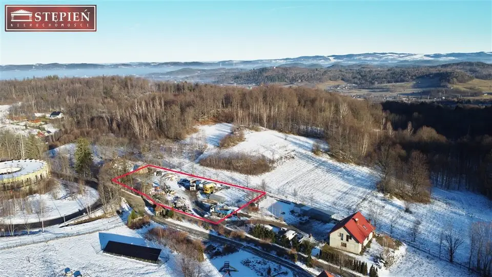 Działka budowlana 3 328 m², Sosnówka