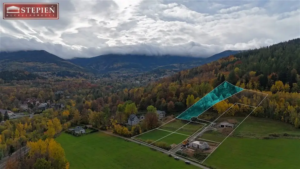 Działka budowlana 3 894 m², Miłków