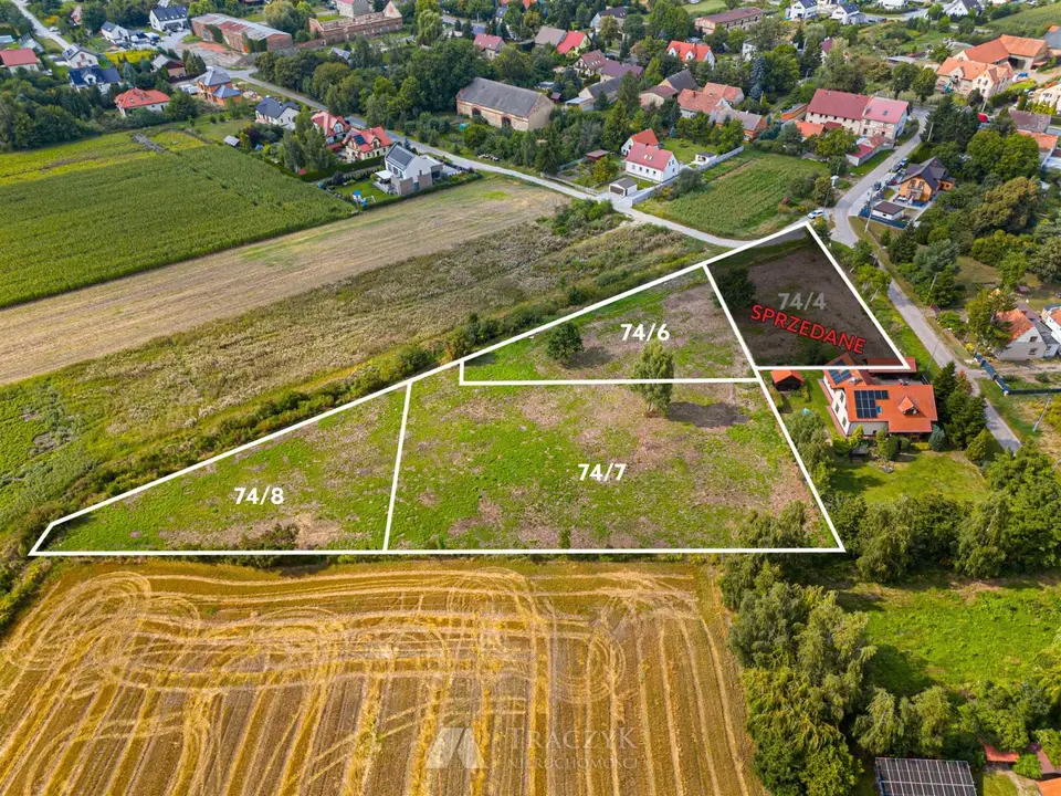 Działka budowlana 2 849 m², Mnichowice