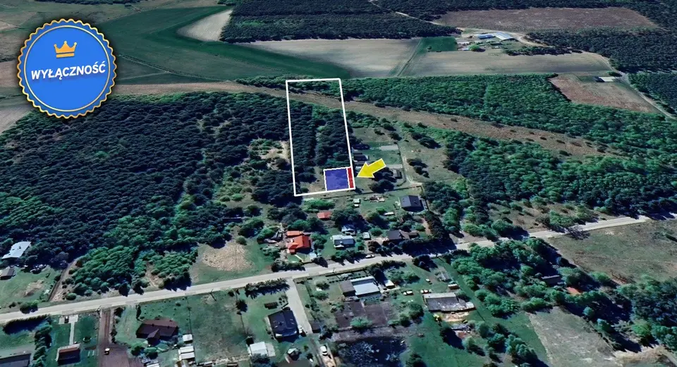 Działka rekreacyjna i rolna 321 m², Okuninka