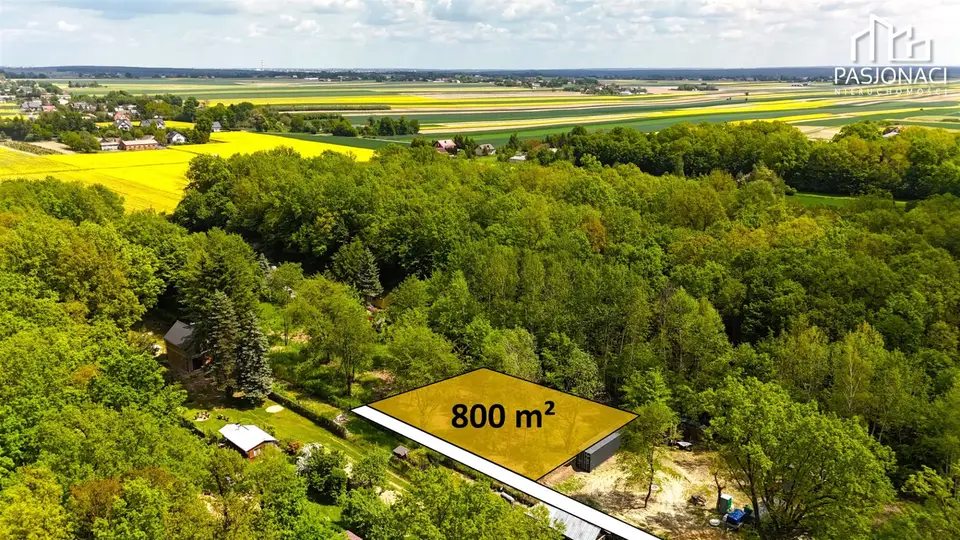 Działka budowlana 800 m², Strzeszkowice Duże