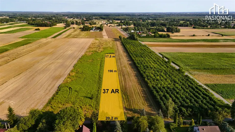 Działka budowlana i siedliskowa 3 721 m², Rozkopaczew