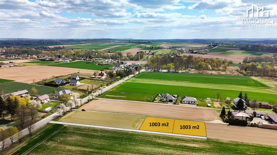 Działka budowlana 1 003 m², Żabia Wola