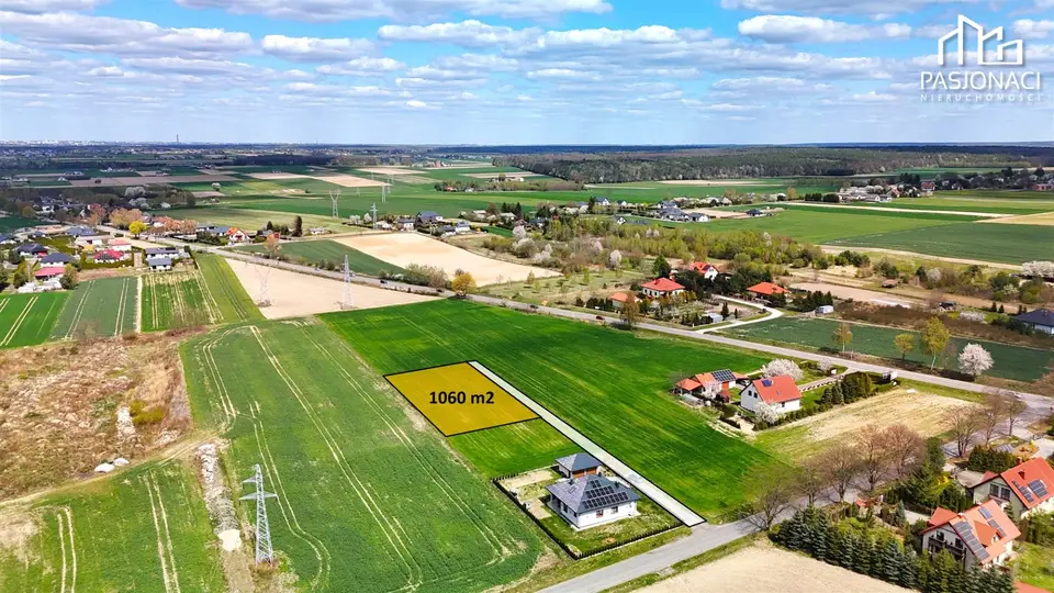 Działka budowlana 1 060 m², Żabia Wola