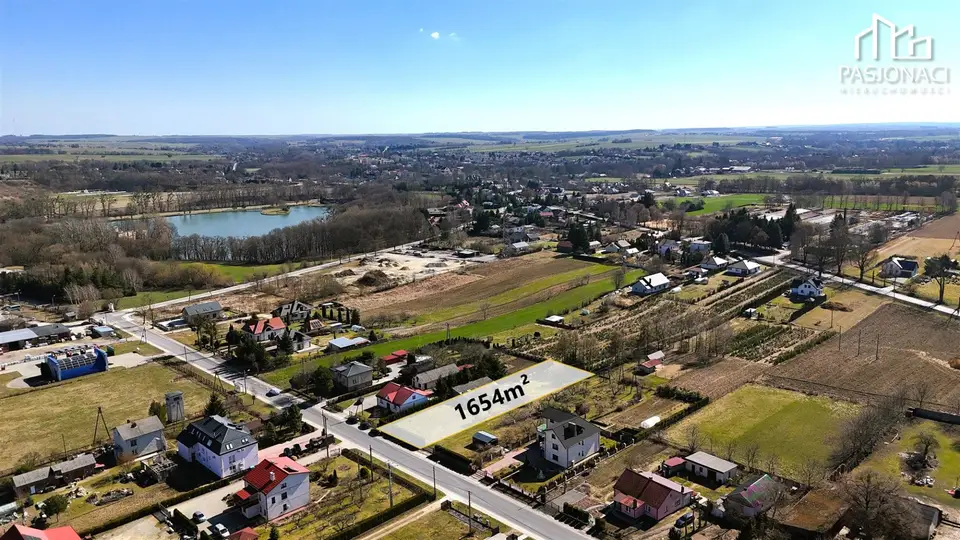 Działka budowlana 1 654 m², Bychawa