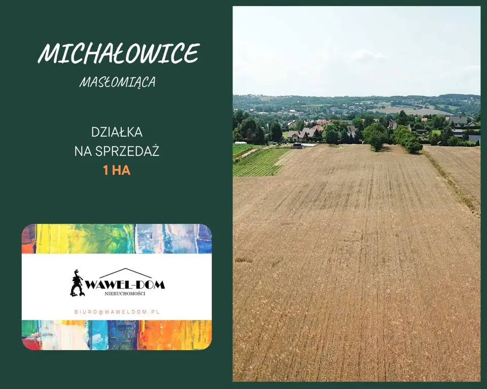 Działka rolna 1 ha, Masłomiąca