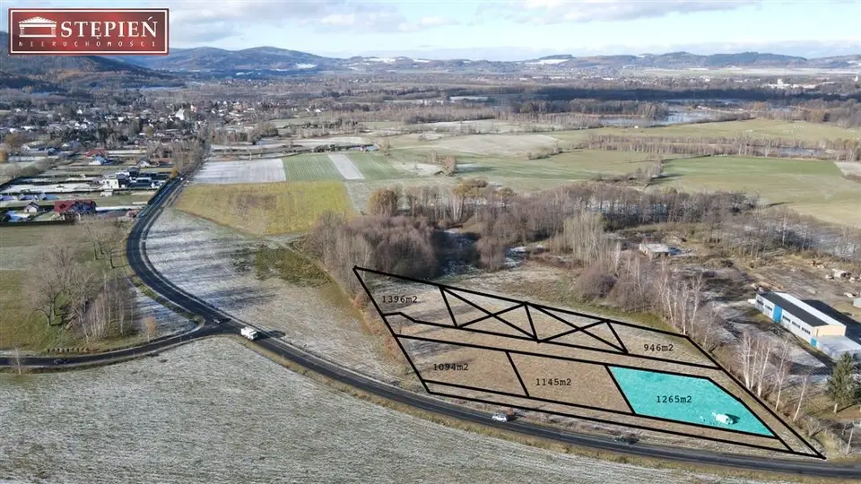 Działka budowlana 1 265 m², Marczyce
