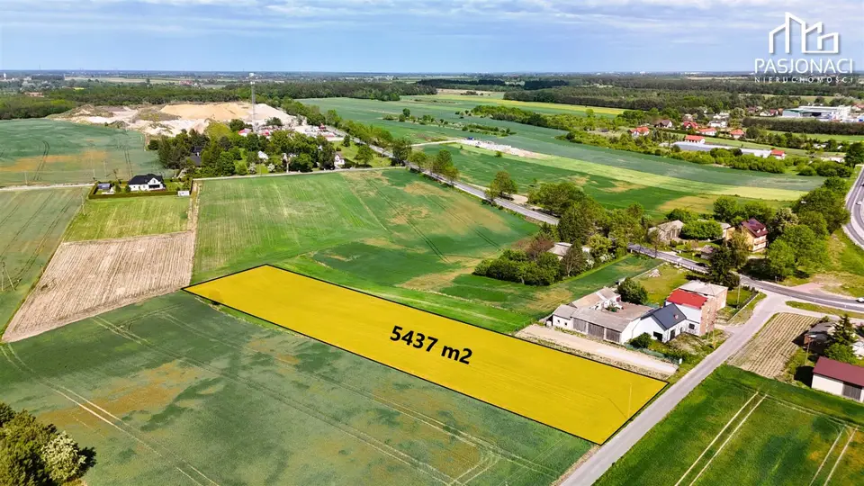 Działka budowlana, inwestycyjna i rolna 5 437 m², Łuszczów Pierwszy