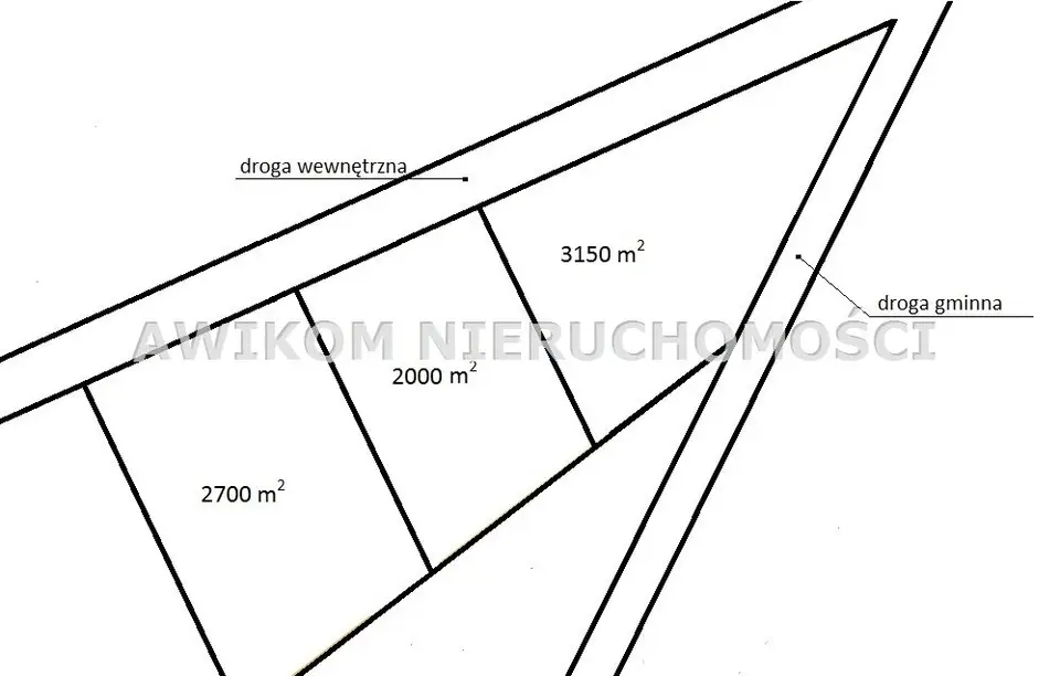 Działka budowlana 2 000 m², Antoniew